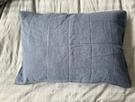 Nwot Bokser Home French Linen Pillow Shams Set Of 2 Baltic Blue 100%. Fixed Price $21.21.