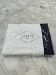 New Unused Frette Queen Bold Cotton Sateen Duvet Cover Bedding 2 Standard Shams. Fixed Price $800.00.