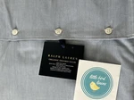 Ralph Lauren King Flat Sheet Oxford Blue Solid Organic Cotton New Pristine. Fixed Price $99.00.