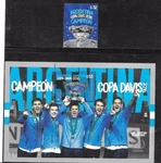 Argentina 2017 Sport Tennis Copa Davis Champion ,set+ S/sheet,mnh Yv 3177+BL155. Fixed Price $9.25.