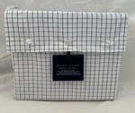 Ralph Lauren Organic Tattersall King Extra Deep Fitted Sheet $270 Nip. Fixed Price $140.25.