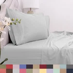 Sweet Home Collection 1800 Count Microfiber 4 Pc Sheet Set Deep Pocket Cal King. Fixed Price $25.99.