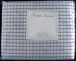 Ralph Lauren Made Italy White Label Lansing Check Ca King Bed Fitted Sheet Np. Fixed Price $399.99.