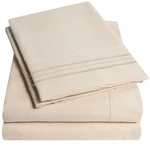 1500 Supreme Collection King Sets Beige Cream - Luxury Hotel Bed. Fixed Price $43.11.