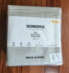 New Sonoma Goods For Life 525 Thread Count Full Sheet Set Gray Diamond Easy Care. Fixed Price $36.00.