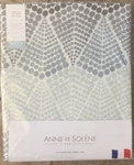 Anne De Solene France Flocon Blue Givre King Flat Sheet. Fixed Price $89.95.