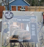 Natural Brown 6 Pc Queen Size Sheets And Pillowcases Set Camouflage Woods. Fixed Price $44.45.