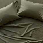 Queen 400 Thread Count Percale Sheet Set Olive Green - Casaluna. Fixed Price $43.99.