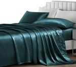 Nsgz 3 Pieces Satin Twin Xl Silky Sets With 1 Fitted. Fixed Price $18.26.