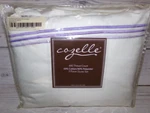 New Cozelle King White/purple 3 Pc. Duvet Bedding Set. Fixed Price $11.25.