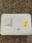 Lacoste 100% Cotton Percale Sheet Set Twin Xl Iced Mint Solid Bedding New. Fixed Price $50.00.