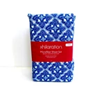 Xhilaration 3-PIECE Blue Disco Medallion Boho Microfiber Sheet Set Twin Size Nwt. Fixed Price $22.50.