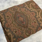 New Ralph Lauren Vintage Twin Flat Sheet Brianna Paisley Blue Green Irr. Fixed Price $57.60.