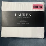 Ralph Lauren 4 Pc Queen 300 Tc Dunham Sateen 100% Cotton White Set. Fixed Price $87.69.
