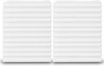 Standard Size White Pillowcases Bulk Pack, Quality T-200 Poly Cotton, Set Of 24. Fixed Price $55.99.