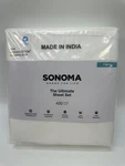 Sonoma Goods For Life 400 Tc Ultimate Sheet Set Twin White 3PC. Fixed Price $29.66.