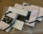 New Vintage Laura Ashley Ticking Stripe Cal Sheet Set Burlington 4 Items. Fixed Price $118.74.