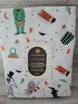 Pottery Barn Kids Rifle Paper Co. Halloween Glow-in-the-dark Queen Sheet Set. Fixed Price $129.99.