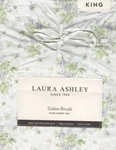 Laura Ashley King Sheet Set Rosebud Diva Grey 4PC Cottage Farmhouse Chic Green. Fixed Price $77.39.