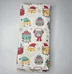 3 Madison Studio Cat Winter Christmas Kitchen Towels Waffle 18X28 100% Cotton. Fixed Price $23.38.