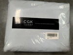 Cgk Split King 7 Piece Sheet Set, Soft Brushed Microfiber, Ice Blue. Fixed Price $25.00.