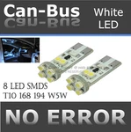 2 Pair T10 No Error 8 Led Chips Canbus White Direct Replacement Brake Light Y139. Fixed Price $9.99.