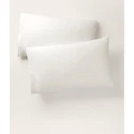 Ralph Lauren Katrine King Pillowcases Off White Embroidered Cotton Set 2. Fixed Price $69.95.