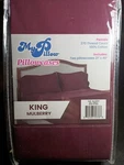 Percale Pillowcases Set Of 2 King Size Mulberry Color New. Fixed Price $24.99.