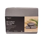 Miracle Made Self Cooling And Cleaning 4-PIECE Sheet Set, Gray King New. Fixed Price $139.00.