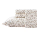 Laura Ashley Home - King Sheets, Cotton Flannel Bedding Set, Brushed For Extra. Fixed Price $104.90.