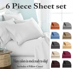 2100 Series 6 Piece Bed Set Hotel Luxury Ultra Soft Deep Pocket. Fixed Price $32.95.