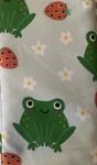 Toadally Rad Toads /frog Strawberries Ladybug Sheet Set 4-PC New Queen. Fixed Price $40.99.