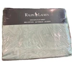 Vintage New Ralph Lauren Avery Green Floral Flat Sheet King Old Stock. Fixed Price $88.00.