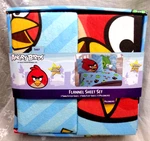 Jay Franco Rovio Angry Birds 100% Cotton Flannel Sheet Set #18389 Twin New!. Fixed Price $49.99.