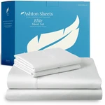 Ashton Sheets 100% Egyptian Cotton Size - 800 Series King, White. Fixed Price $122.16.