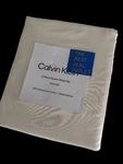 Calvin Klein Queen Sheet Set 4 Pcs 100% Cotton Deep Fit 300 Threads Sateen Cream. Fixed Price $49.59.
