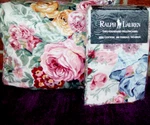 Niop Ralph Lauren Allison Multi Queen 13" Deep Fitted Sheet + 2 Pillowcases New. Fixed Price $300.00.