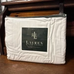 Vintage Ralph Lauren One Queen Flat Sheet Solid White 250 Thread Drap Grand Lit. Fixed Price $74.95.