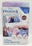 Disney Frozen Twin Size Sheet Set 3 Piece Microfiber Anna Elsa New Box Unused. Fixed Price $16.99.