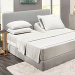 Flex Top King Sheets, 6 Piece Set - Hotel Luxury For Split Bed,. Fixed Price $47.85.