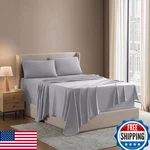 Nestl Split King Sheets Set 1800 Microfiber Deep Pocket Easy Fit 5 Piece Light. Fixed Price $47.98.