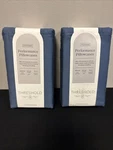 2X Threshold Performance Pillowcases Standard 20X32 Metallic Blue Cotton Pack. Fixed Price $44.07.