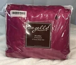 Cozelle Queen Embossed Striped Microfiber 6 Piece Sheet Set New Old Stock. Fixed Price $20.00.
