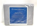 Cuddledown Flannel Queen Flat Sheet 100% Cotton Gray Germany Farmhouse New. Fixed Price $44.00.