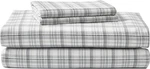 Eddie Bauer Printed Cotton Flannel 4-PIECE Sheet Set, Full Beacon Hill Pastel. Fixed Price $55.00.