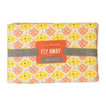 Crate & Barrel Land Of Nod Fly Away Sheet Set Girl Toddler Bed 2015 Pink Yellow. Fixed Price $38.94.
