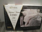 N.o.s. Veratex Supreme Sateen Lyric Flat Sheet Queen Bone (90"X102") Made In Usa. Fixed Price $41.98.