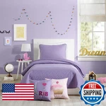 Urban Playground All Seasons Coty Purple Quilt Set - 2 Piece Soft Brushed. Fixed Price $56.51.