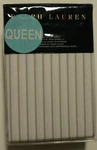 New Ralph Lauren Prescot Stripe Silver White Queen Flat Sheet $185. Fixed Price $49.99.