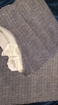 Ikea Pillow Sham Set Of Navy Blue And White 20X20" Stockholm 2017. Fixed Price $12.99.